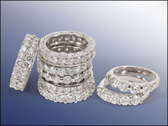 Digital Photography of Belfiore's Diamond Rings