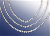 Digital Photo Enhancement of Belfiore's Diamond Necklaces