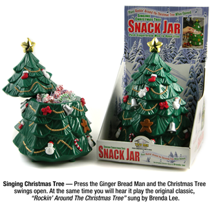 Rock Conceptsl tree snack jar