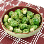 Traditional photography of Brussel Sprouts with Honey Lemon Vinaigrette - Food photography