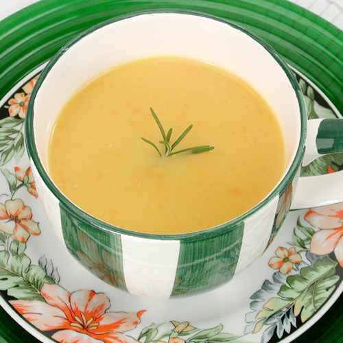 Traditional photography of Butternut Squash Soup - Food photography