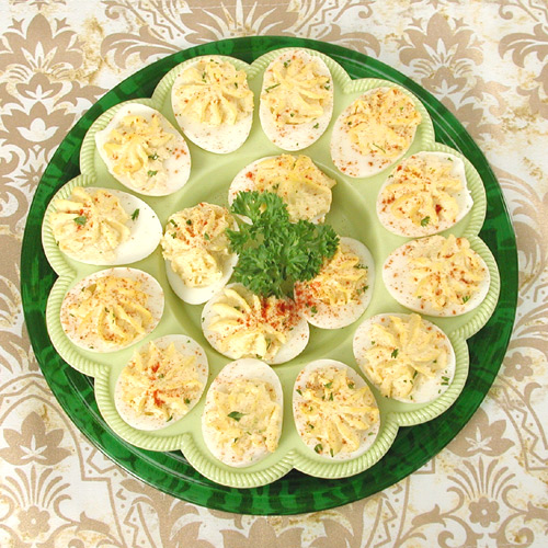 Commerical photography of Deviled Eggs - Food photography