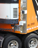 Digital photography of the location on the part of a truck - Product photography