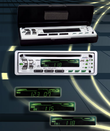 Digital commercial photography of car stereos - Product photography