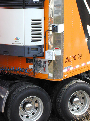 Digital photography of the location on the part of a truck - Product photography