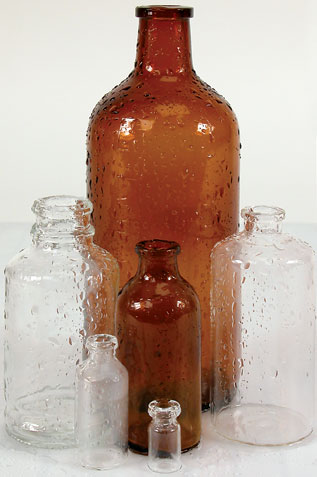 digital photography of bottles