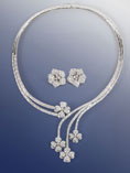 Product Photography of flower necklace from belfiore